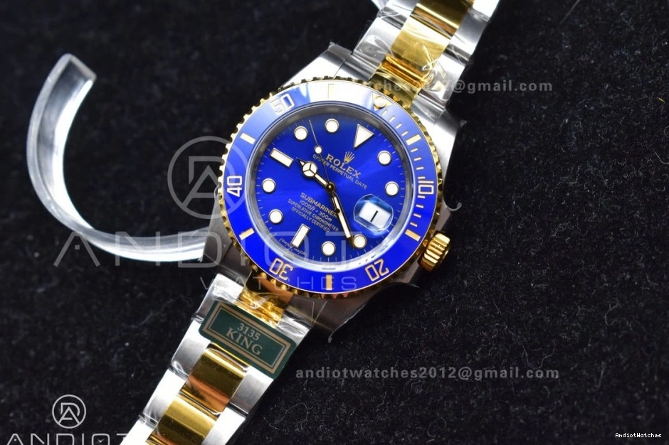 YG Blue 904L King Contemporary Edition Submariner Steel 1129 Ceramic SS 116613 LB Best 1:1 0112